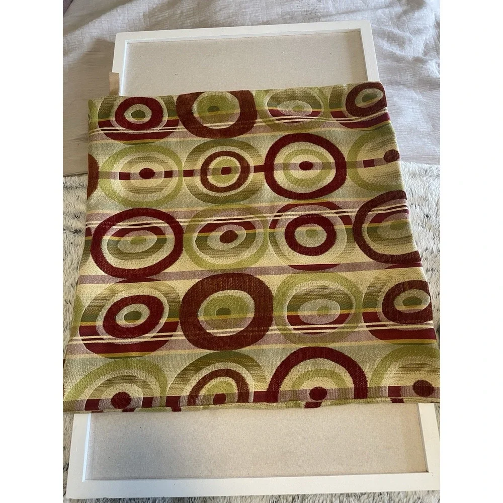 Vintage Newport Retro Geometric Circles Pillow Covers 19x19‎ Mid Century Modern